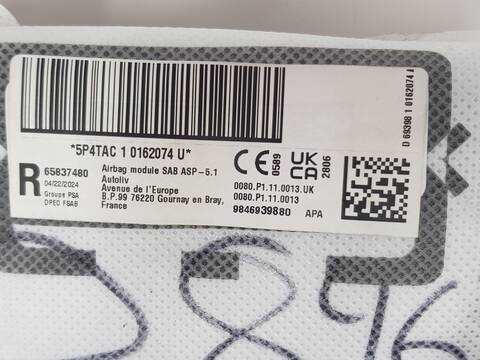 Foto 3ª: Airbag Lateral Delantero Derecho Opel Astra EDITION (2023)