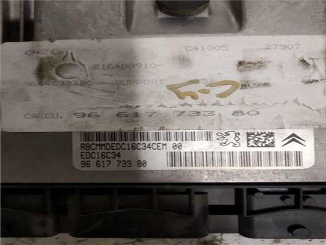 Foto 3ª: Centralita Motor ECU Citroen C4 1.6 VTR PLUS [1.6 LTR. - 66 KW 16V HDI] [9HX]