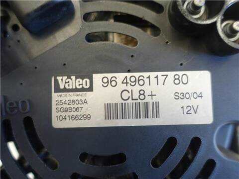 Foto 3ª: Alternador Citroen C3 1.4 I 73CV 54KW [KFV (TU3JP)] (2004)