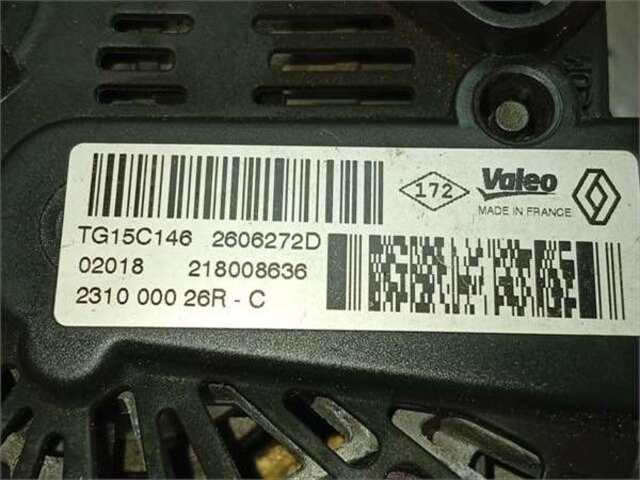 Foto 2ª: Alternador Mercedes Citan 1.5 109 CDI LARGO (A2)(415.703) [1.5 LTR. - 66 KW CDI CAT]