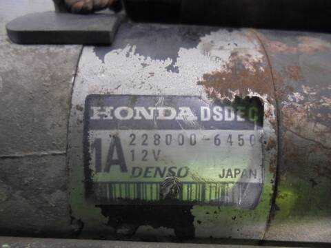 Foto 2ª: Motor de Arranque Honda Crv BASICO RD1) 147CV 108KW RD1/3) [B20Z1] (2001)