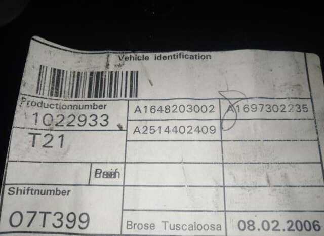 Foto 1ª: Elevalunas Eléctrico Trasero Derecho Mercedes Clase R 280 3.5 R 350 4MATIC (251.065) [3.5 LTR. - 200 KW V6 CAT] [M 272.967]