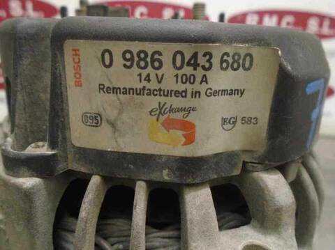 Foto 4ª: Alternador Opel Astra BERLINA 75CV 55KW [C14SE] (1994)