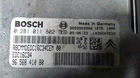 Foto 3ª: Centralita Motor ECU Citroen Xsara 1.6 HDI CAT 9HY - DV6TED4) PICASSO 109CV 80KW (2005)
