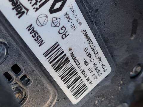 Foto 2ª: Alternador Renault Captur TECHNO 140CV 103KW [H5H490] (2022)