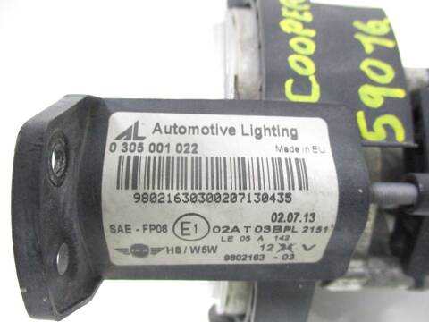 Foto 3ª: Faro Antiniebla Delantero Izquierdo Bmw Mini N47C16A (2013)