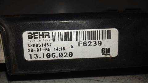 Foto 3ª: Radiador Calefaccion A.A. Opel Tigra COSMO 69CV 51KW [Z13DT] (2005)
