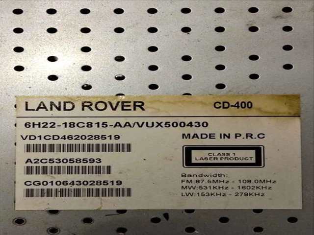 Foto 3ª: Sistema Audio Radio CD Land Rover Discovery 2.7 TD V6 CAT 190CV (2004)