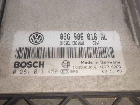 Foto 2ª: Centralita Motor ECU Volkswagen Touran AZV (2004)