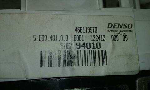 Foto 2ª: Mando Calefacción A. A. Opel Corsa 1.3 16V CDTI 75CV 55KW [Z13DTJ] (2009)