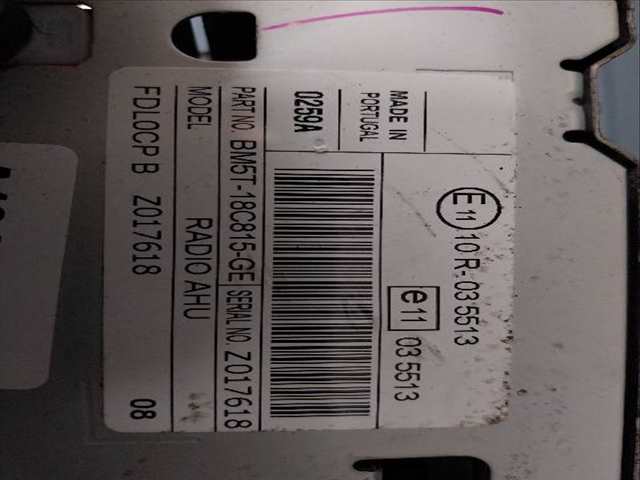 Foto 4ª: Sistema Audio Radio CD Ford Focus 1.6 G [G-JQDB] (2011)