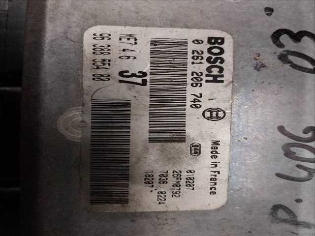 Foto 2ª: Centralita Motor ECU Peugeot 406 3.0  G-XFZ [XFZ] (2005)