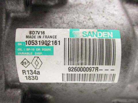 Foto 3ª: Compresor Aire Acondicionado Dacia Duster K4M696 (2011)