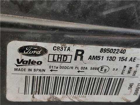 Foto 3ª: Faro Derecho Ford C Max 2.0 TITANIUM 140CV 103KW CB7) [UFDB] (2012)