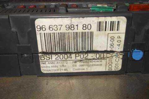 Foto 4ª: Centralita Confort BSI Peugeot 308 PREMIUM 109CV 80KW [9HZ] (2008)