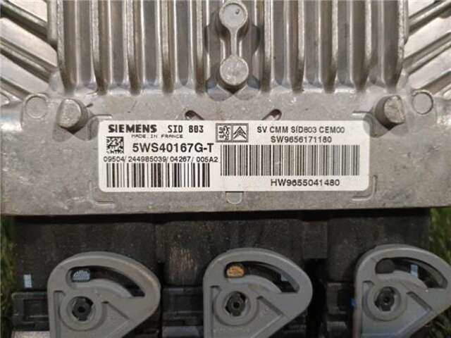 Foto 2ª: Centralita Motor ECU Peugeot 407 2.0 ST SPORT [2.0 LTR. - 100 KW 16V HDI FAP] [RHR / DW10BTED4]
