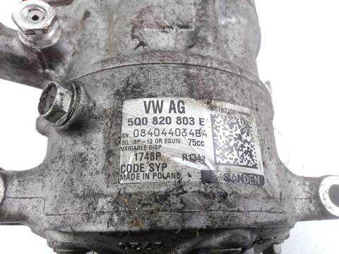 Foto 2ª: Compresor Aire Acondicionado Volkswagen Polo 1.2 TSI 16V [CJZC] (2009)