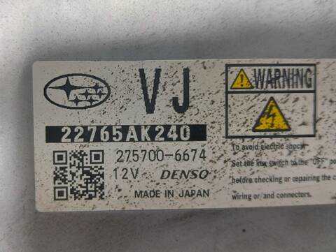 Foto 2ª: Centralita Motor ECU Subaru Legacy LIMITED 2 DIESEL CAT 150CV [EE20] (2009)