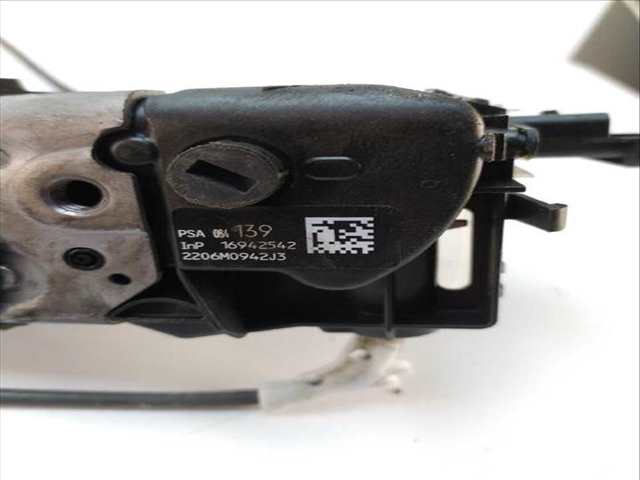 Foto 2ª: Cerradura Puerta Delantera Izquierda Peugeot Expert 2.0 BLUEHDI 120 FURGONETA (2016)