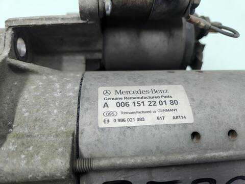 Foto 3ª: Motor de Arranque Mercedes Camion 1523 L [OM906LAIII72] (2005)