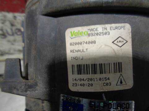 Foto 4ª: Faro Antiniebla Delantero Izquierdo Renault Fluence LIMITED 110CV 81KW [K9K J8] (2011)