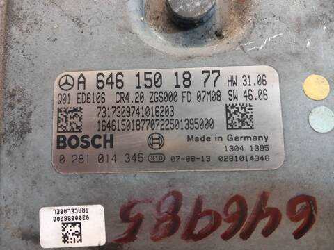 Centralita Motor ECU Mercedes Sprinter VERSION INDEFINIDA