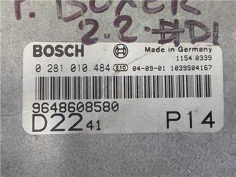 Foto 3ª: Centralita Motor ECU Peugeot Boxer 2.2 HDI 101CV 74KW FURGON [4HY (DW12UTED)] (2005)