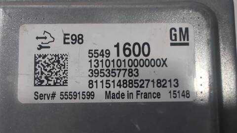 Foto 3ª: Centralita Motor ECU Opel Astra SELECTIVE 110CV 81KW (2015)