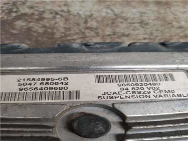 Foto 3ª: Centralita Suspension Peugeot 607 2.7 DIAMANTE PACK [2.7 LTR. - 150 KW HDI FAP CAT (UHZ - DT17TED4)] [UHZ (DT17TED4)]