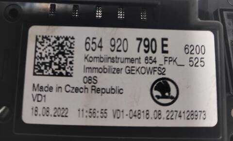 Foto 2ª: Cuadro de Instrumentos Skoda Kamiq DPCA (2022)