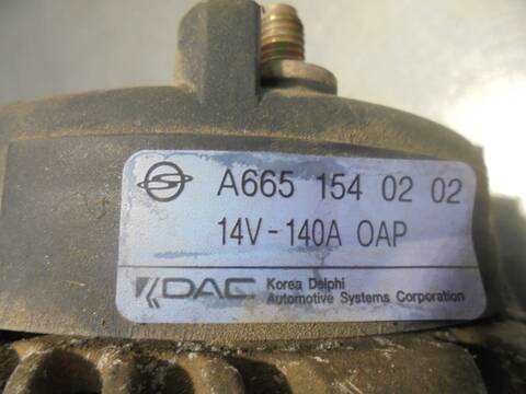 Foto 4ª: Alternador Ssangyong Kyron 200 XDI LIMITED 141CV 104KW [D20DT] (2007)