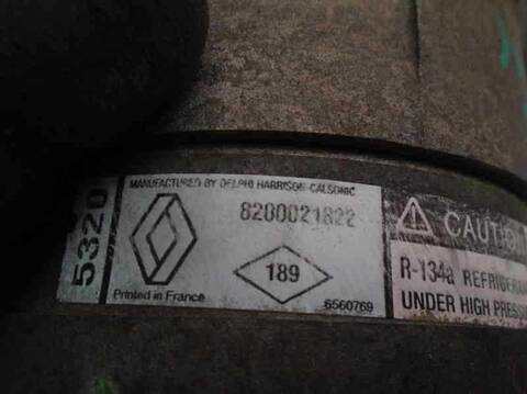 Foto 3ª: Compresor Aire Acondicionado Renault Laguna 2.0 16V IDE 140CV 103KW [F5R A7] (2002)