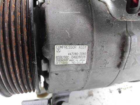 Foto 2ª: Compresor Aire Acondicionado Mercedes Clase C 160 CLS 350 CDI 4-MATIC 218.993) [OM 642.854] (2012)