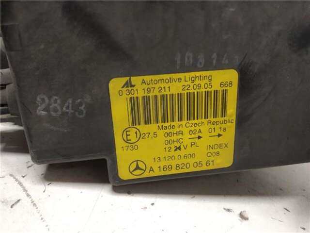 Foto 3ª: Faro Izquierdo Mercedes Clase A 200 2.0 G 136CV