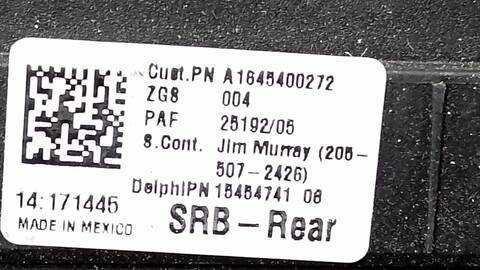 Foto 3ª: Caja Reles Fusibles Mercedes Clase ML 350 3.0 CDI V6 265CV 195KW AUT. OM 642 W164) 164.124) [OM642940] (2005)