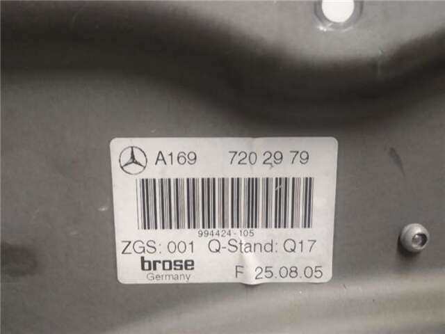Foto 3ª: Elevalunas Eléctrico Delantero Izquierdo Mercedes Clase A 140 1.5 A 150 (169.031) [1.5 LTR. - 70 KW CAT] [M 266.920]
