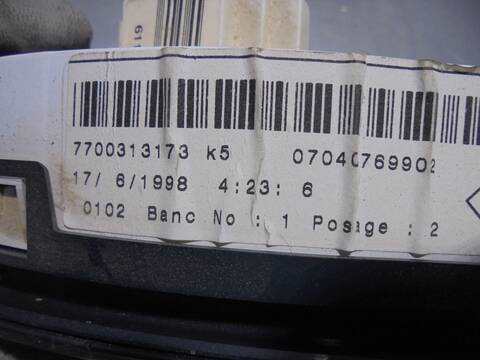 Foto 3ª: Cuadro de Instrumentos Renault Kangoo 1.2 58CV 43KW [D7F] (1998)