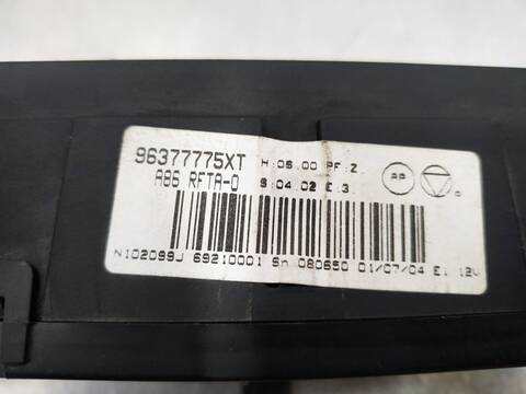 Foto 3ª: Mando Calefacción A. A. Citroen C2 SX 68CV 50KW [8HX] (2004)