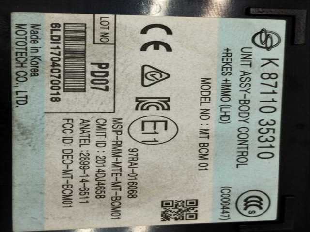 Foto 3ª: Centralita Motor ECU Ssangyong Tivoli CRYSTAL 4X2 116CV 85KW [673910] (2017)