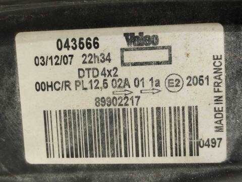 Foto 3ª: Faro Derecho Renault Kangoo 1.5 DCI DIESEL 65CV 48KW [K9K A7] (2005)