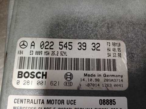 Foto 4ª: Centralita Motor ECU Mercedes Clase E 180 290 TD 210.017) BERLINA 129CV 95KW [602982] (2004)