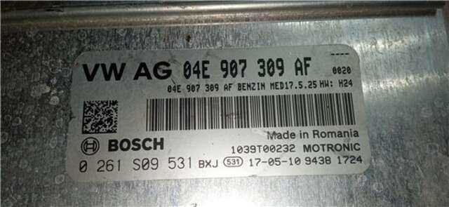 Centralita Motor ECU Volkswagen Polo 1.2 ADVANCE [1.2 LTR. - 66 KW TSI]