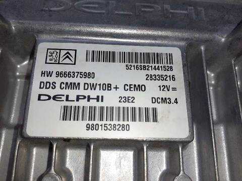 Foto 3ª: Centralita Motor ECU Citroen C5 2.0 HDI FAP 140CV 103KW [RHF] (2012)