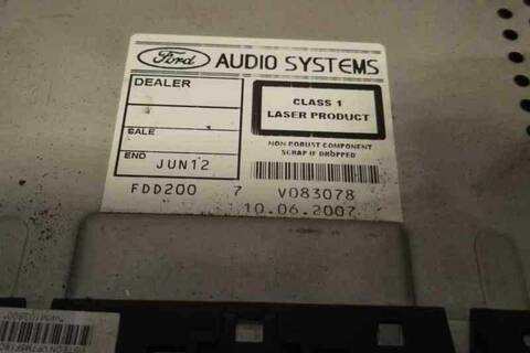 Foto 2ª: Sistema Audio Radio CD Ford Focus AMBIENTE D) BERLINA 90CV 66KW [HHDA] (2007)