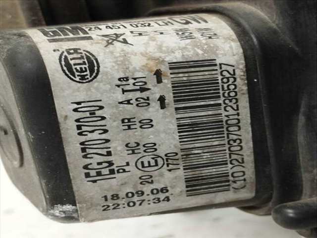 Foto 2ª: Faro Izquierdo Opel Astra COSMO 101CV 74KW [Z17DTH] (2007)