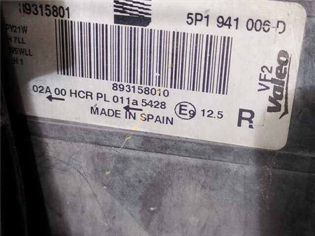 Foto 3ª: Faro Derecho Seat Leon 2.0 TDI 16V [BKD]