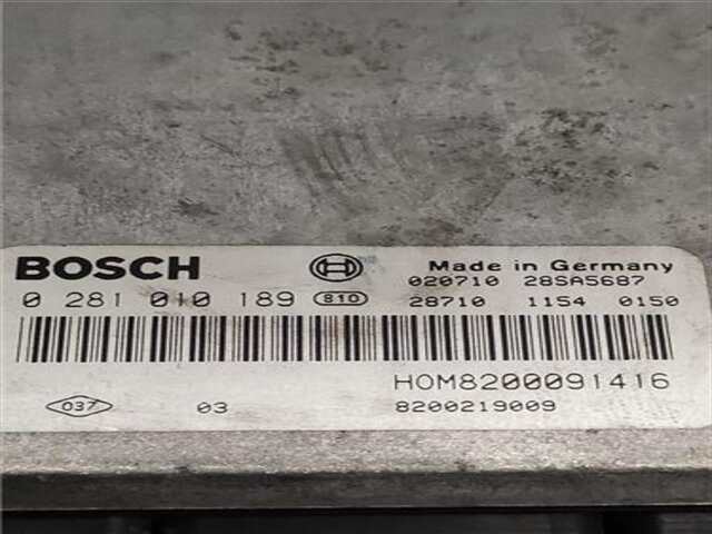 Foto 2ª: Centralita Motor ECU Renault Scenic 1.9 DCI RX4 I (JA...)(1999-_) [F9Q 740]