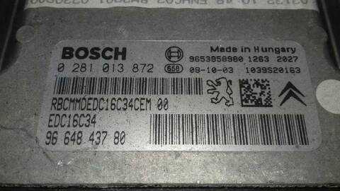 Foto 3ª: Centralita Motor ECU Peugeot 308 SPORT 109CV 80KW [9HZ (DV6TED4)] (2008)