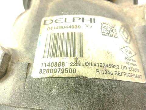 Foto 2ª: Compresor Aire Acondicionado Renault Trafic 1.9 DCI 80 FL0B) [F9Q 762] (2001)