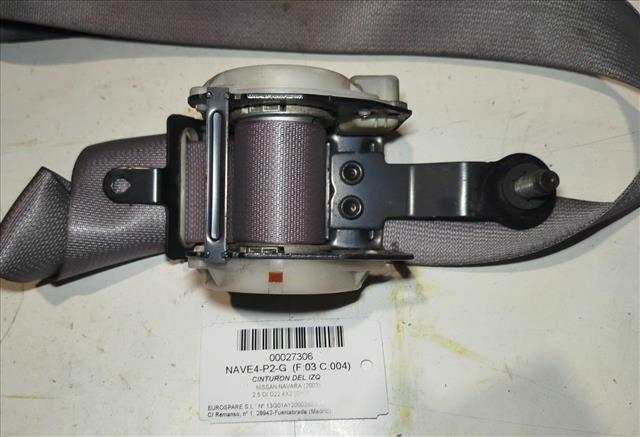 Foto 2ª: Cinturón Delantero Izquierdo Nissan Navara 2.5 DI D22 4X2 [DY25] (2003)
